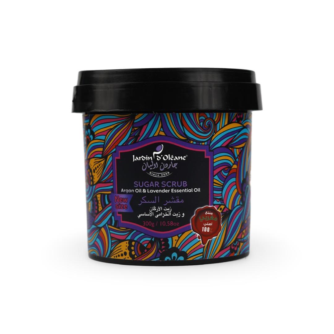 Jardin D&amp;#039; Oleane sugar scrub Argan Oil &amp;amp; Lavender Essential Oil 300g